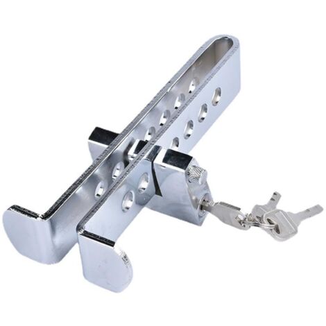 [MAI USATO]Blocco frizione regolabile per auto, blocco pedale freno universale, blocco frizione, freno e acceleratore, strumento di sicurezza antifurto 21,5 cm (1/5)