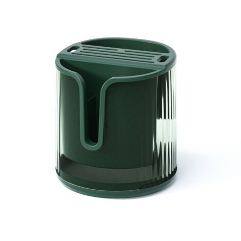 Praknu Ceppo Coltelli Magnetico - Girevole 360° Senza Coltelli - FSC® Legno di Acacia con Spazio per Utensili da Cucina - Forte Magnete su Entrambi i Lati - Antiscivolo