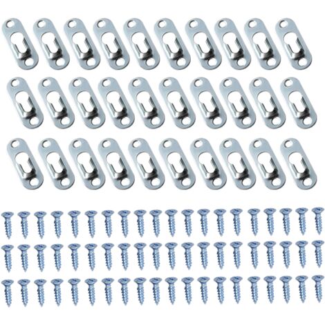 Set Di 10 Ganci Appendiabiti In Metallo (mix Colorato, Quadrato) - Wood - Foto 3