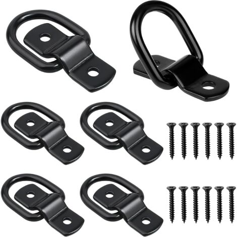 Set di 20 ganci a S in acciaio inossidabile da 8 cm per cucina, bagno, camera da letto e ufficio, nero opaco | Leroy Merlin
