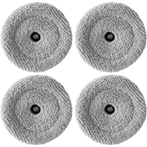 [MAI USATO]4 pezzi di panno per la pulizia dei bordi per Roborock S8 MaxV Ultra, pezzo di ricambio per aspirapolvere robot S8 Max Ultra, accessori di ricambio in microfibra lavabile (1/5)