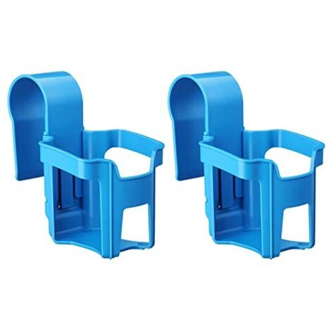 [MAI USATO]Portabicchieri da piscina, accessorio per piscina fuori terra, portabicchieri sospeso, accessorio per spa, portabicchieri da bordo piscina, portabicchieri universale in plastica per sedia a (1/5)
