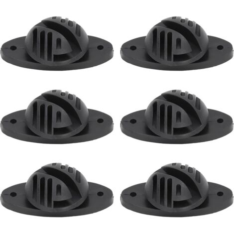 Geiserailie 66 Isolatori A U Per Recinzione Elettrica, In PVC Giallo, Per Filo E Nastro, Uso Agricolo - 5
