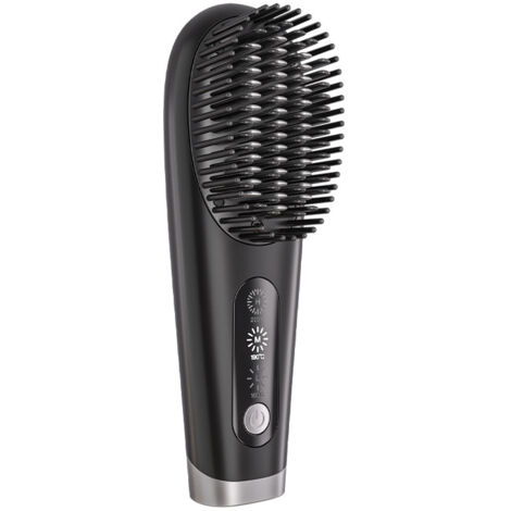 Piastra per capelli, pettine elettrico per piastra per capelli senza fili, ioni negativi, nessun danno ai capelli, senza fili e portatile