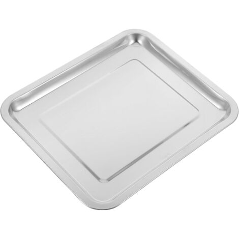 Teglia rettangolare in acciaio inox per arrostire, cuocere al forno e cuocere a vapore, ideale per pasti in famiglia e picnic