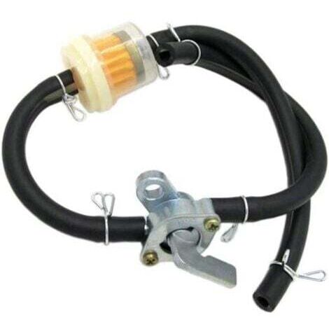 Rubinetto universale per carburante, interruttore per benzina, valvola per carburante, rubinetto per benzina per generatore, serbatoi per carburante per motori a benzina (1/4)
