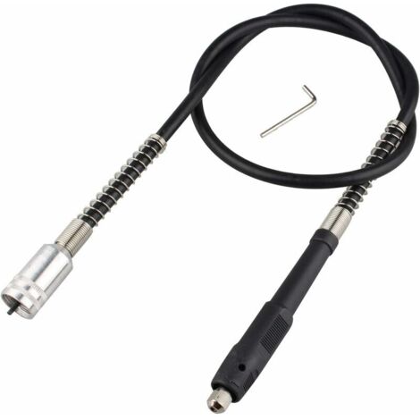Albero di prolunga flessibile per trapano, mandrino autoserrante, accessorio di fissaggio compatibile con utensili rotanti Dremel (1/4)