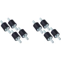 Ammortizzatore con supporto in gomma M6 2020 per pompa compressore aria, motore, motore a benzina, pompa acqua, con elemento di smorzamento per saldatrice