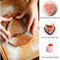 Confezione Da 10 Anelli In Acciaio Da 5 Cm, Resistenti Al , Perforati, Per Torte E Mousse, Anelli Rotondi Da Forno