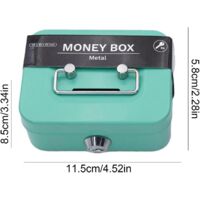 Custodia Rigida Monete SAFE Fino 45mm - Blu Con Interno Velluto E