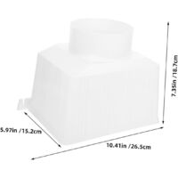 Anivia Kit Deviatoio Per Pluviale Con Filtro E Tubo 1,5m – Raccolta Acqua Piovana Per Botti – Adatto A Pluviali 5x7,6cm E 7,6x10,2cm – Marrone - 2