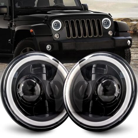 Faros LED para coche, adecuados para vehículos todoterreno, luces de trabajo LED de 7 pulgadas para coche (1/4)