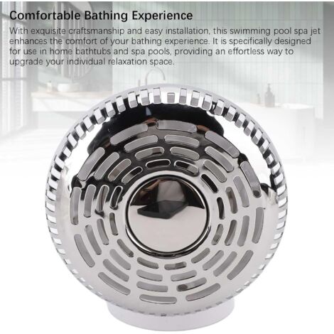 Tbest Accessoire de piscine Raccord rotatif de retour de mur de piscine