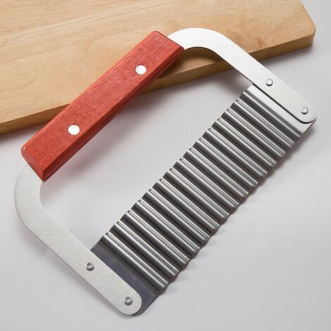 Utensilios de cocina, cuchillo ondulado, cortador de patatas, cuchillo para jabón, cortador de patatas fritas (1/4)