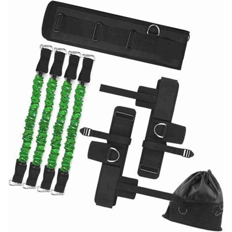 Entrenador de salto vertical, banda de resistencia de velocidad para baloncesto, equipo de entrenamiento de fútbol con cinturón y correas de tobillo para niños