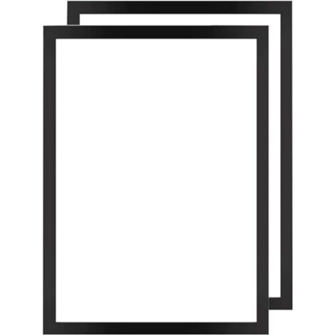 Marco de fotos Yitobici con diamantes, marco magnético negro, decoración de pared, 2 piezas (30 x 40 cm) (1/5)