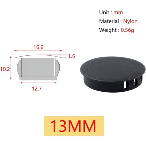 Tapones Para Agujeros Metalicos Tapones Para Orificios De 20 Mm, Tapas De Plástico A Presión Para Orificios (paquete De 10) | Leroy Merlin Tapones Para Placas Metalicas
