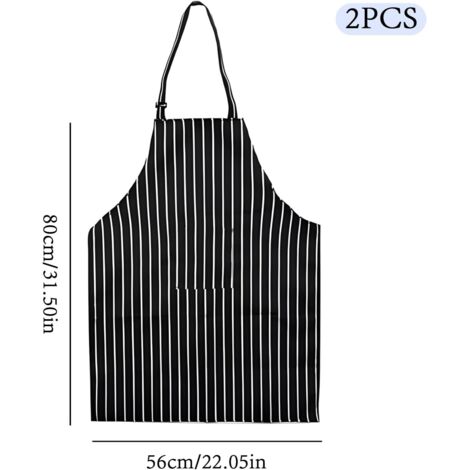 Set De 2 Delantales Infantiles Ajustables Con Bolsillo | Para Cocinar, Pintar Y Hornear, Talla 7-13 Años, Impermeable Y Lavable A Máquina