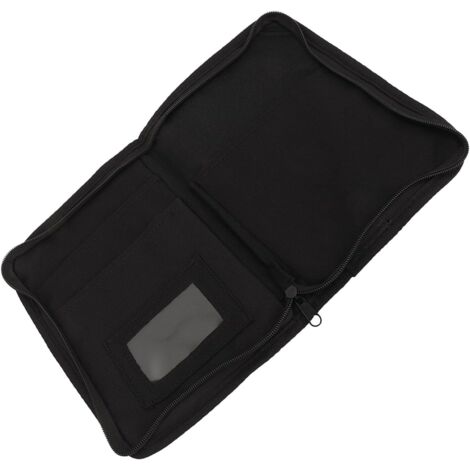 Organizador portátil para compartimentos de coche, diseño multifuncional, 6 bolsillos para documentos y tarjetas, universal, ecológico, color negro. (1/5)