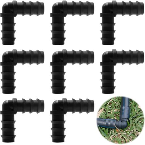 Conectores de manguera de 16 mm, accesorios de plástico moldeado de alta resistencia, ideales para jardín y hogar, paquete de 8 (1/5)