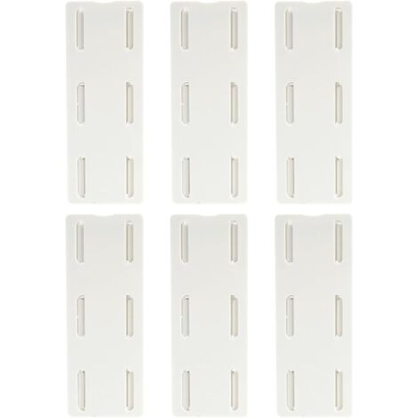 6 regletas de enchufes autoadhesivas para montaje en pared - Gestión de cables sin necesidad de taladrar (cocina, oficina, sala de estar) - Adhesivo fuerte y reutilizable - Organizador de enchufes elé (1/5)