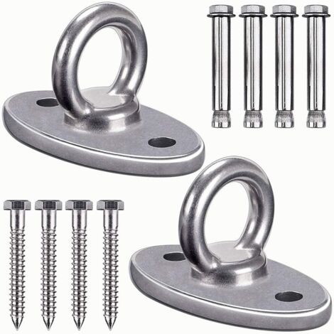 Soporte de techo para pared, capacidad de 457 kg, kit para colgar columpios de yoga, suspensión Woss, anillos olímpicos, accesorios de gimnasia (1/5)