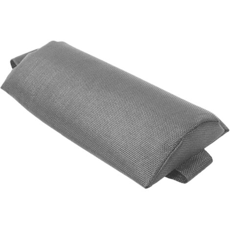 Cojín universal para tumbona de jardín whiteswan con elástico gris