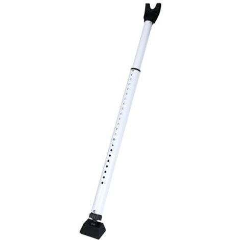 Barra de Seguridad Ajustable de 68 a 1100 cm - Barra de Seguridad para Puerta Corredera - Tope de Seguridad - Barra de Seguridad Interior - Transmisor de Puerta para Ventanas y Puertas