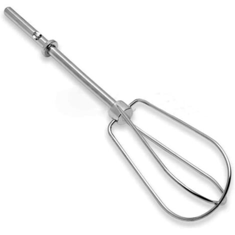[NUNCA UTILIZADO]Ideal para mezclar huevos, batidora de cocina de acero inoxidable perfecta para chocolate, mantequilla, pasteles, puré de papas, claras de huevo. (1/4)