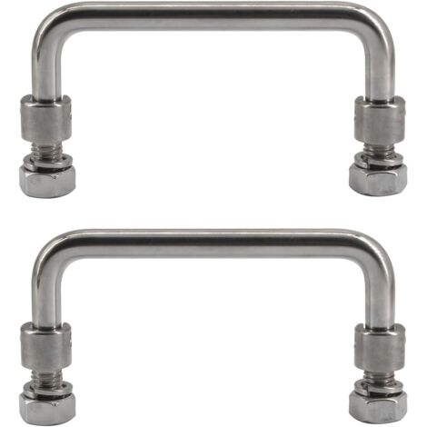 [NUNCA UTILIZADO]manijas plegables en forma de U de acero inoxidable 304 para caja de distribución, caja de herramientas, 120 mm
