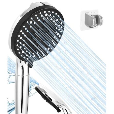 [NUNCA UTILIZADO]Cabezal de ducha con filtro, 8 tipos de chorro, ahorro de agua, filtro de piedra mineral, cabezal de ducha para agua dura, ducha de mano con filtro antical para agua dura, bacterias
