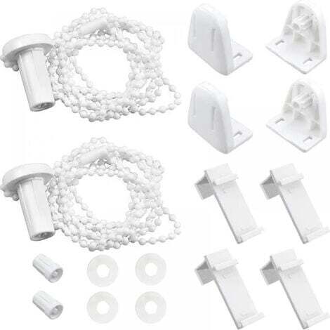 Juego de 2 mecanismos para persianas enrollables, accesorios para persianas enrollables, soportes de montaje para persianas enrollables, kit de reparación de persianas enrollables, soportes de montaje