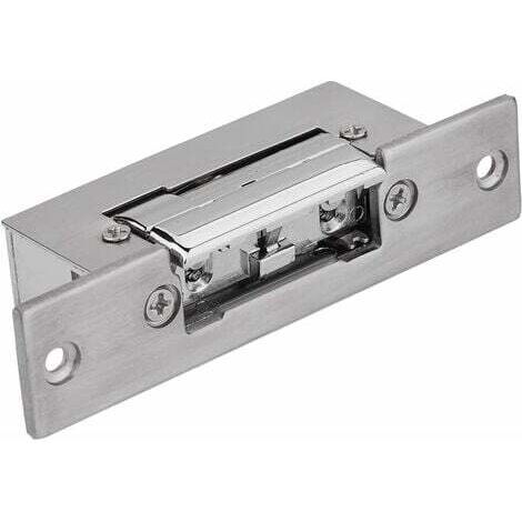 Cerradura eléctrica para puerta de 12 V CC, cerradura eléctrica para puertas estrechas de todo tipo.