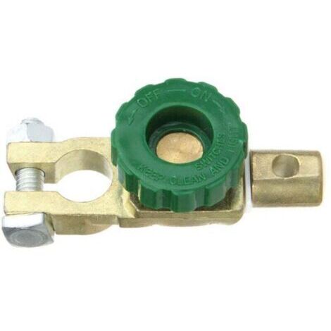 Terminal de batería con disyuntor antirrobo, interruptor de desconexión rápida de batería, interruptor de corte/parada, interruptor de batería principal para barco, coche, camión, RV, furgoneta camper (1/4)