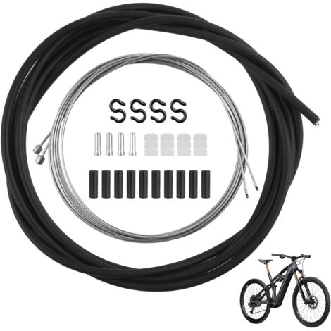 Reparación universal de cable de acelerador de 2 metros con abrazadera para extremos, compatible con scooters y motocicletas de 50 cc, incluidas Derbi, AM6, Peugeot 103 y MBK 51. (1/5)