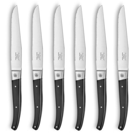Pro - Coffret 6 couteaux steak lame dentée (1/3)