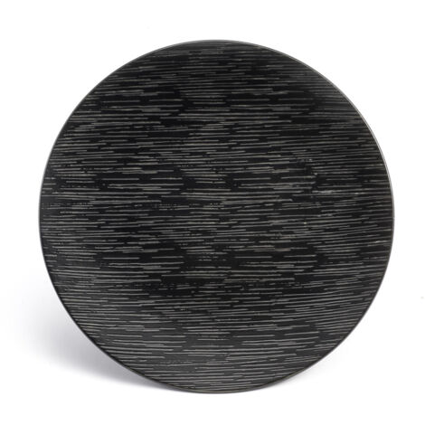 Magma Noir - Assiette de présentation 29 cm (lot de 6) (1/3)