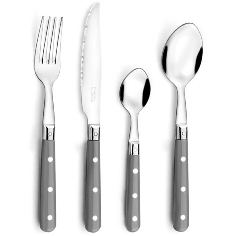 Bistro-Club Gris - Pot 24 couverts de table (1/5)