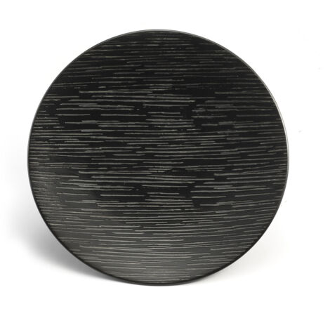 Magma Noir - Assiette dessert 20 cm (lot de 6) (1/3)