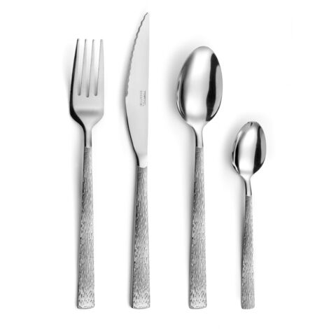 Coffret de 24 pièces en inox – Ustensiles de cuisine essentiels – Adapté pour couverts et vaisselle – Résistant et durable