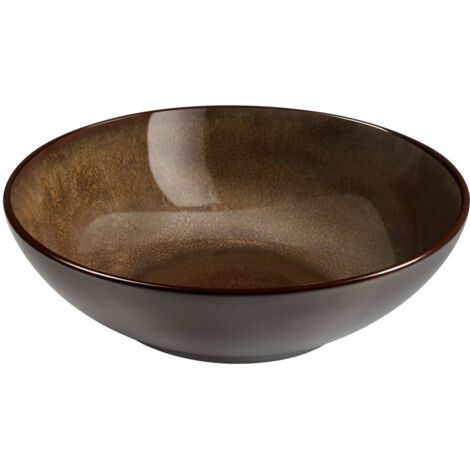 Feeling Bronze - Assiette salade et pâtes 18 cm (lot de 6) (1/3)