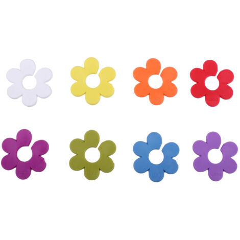 Tag - Lot de 8 marqueurs de verre daisy (1/4)