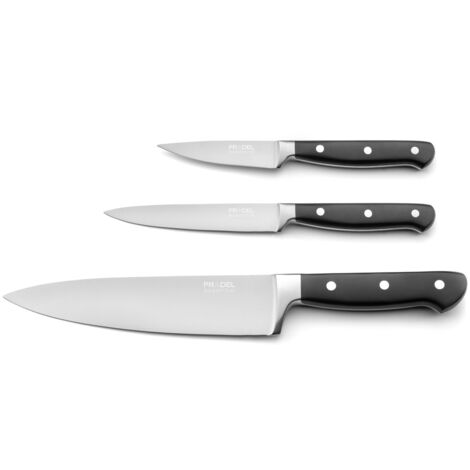 Blason - Set 3 couteaux de cuisine : office, utile et chef 20 cm (1/3)