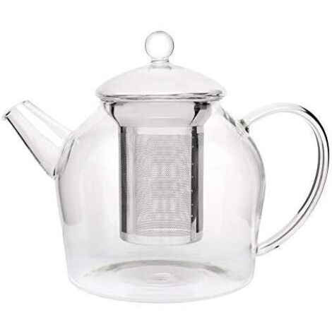 BredemeijerThéière Minute Santee Verre et filtre en acier inoxydable 1.2L (1/3)