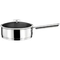 Elysée - Sauteuse 24cm inox revêtu avec couvercle universel