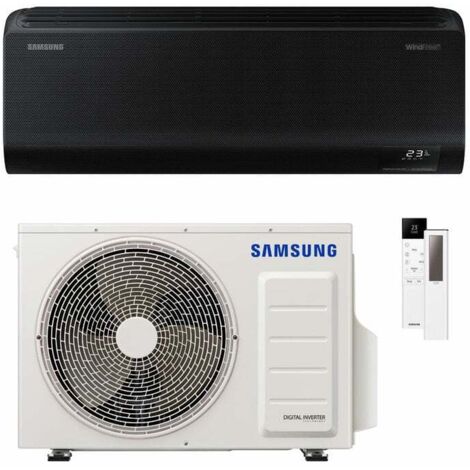 Aire acondicionado Mono Split Reversible Samsung WindFree Black A+++/A++ 9000 BTU Inverter Wi-Fi (F-AR09BLK)