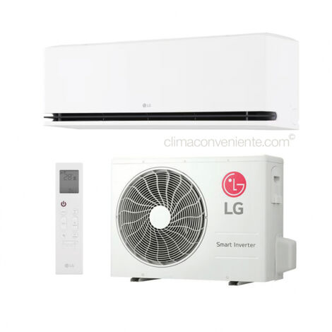 Aire acondicionado Mono Split Reversible LG DUALCOOL DELUXE A+++/A++ 9000 BTU Inverter Wi-Fi (H09S1D.NS1 + H09S1D.U12)