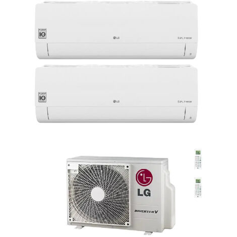 Aire acondicionado Dual Split Reversible LG Libero Smart A+++/A++ 9000+12000 BTU Inverter Wi-Fi (MU2R17)