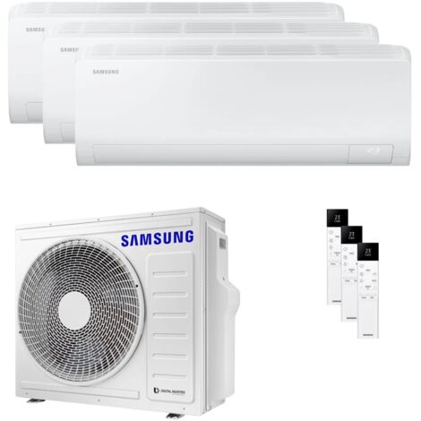 Aire acondicionado Trial Split Reversible Samsung Cebu S2 9000+9000+9000 BTU Inverter Wi-Fi (AJ068TXJ3KG)