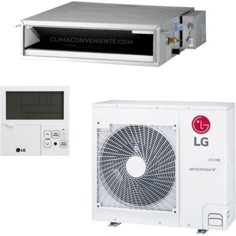Aire acondicionado Canalizable Reversible LG Compact A++ 9000 BTU / 2.5 kW Inverter (CL09F.N50 + UUA1.UL0)